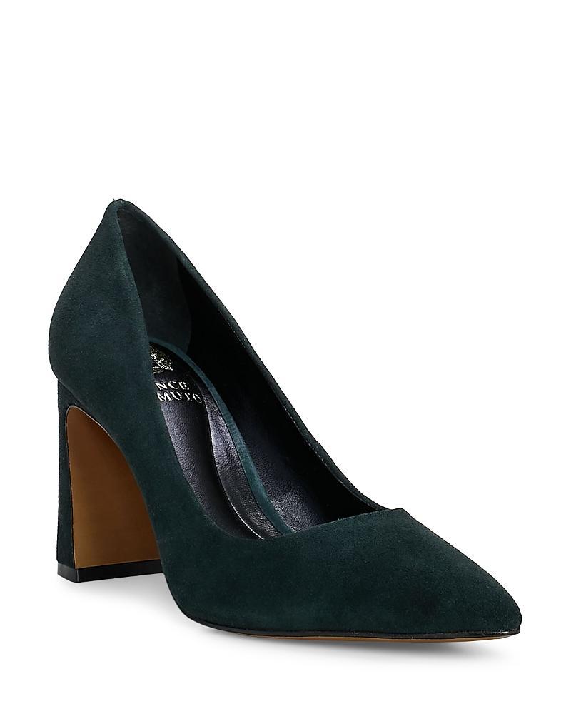 Vince Camuto Womens Dalmanara Pointed Toe Block Heel Pumps Product Image