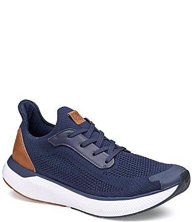 Johnston & Murphy Mens Miles Knit Lace-Up Sneakers Product Image