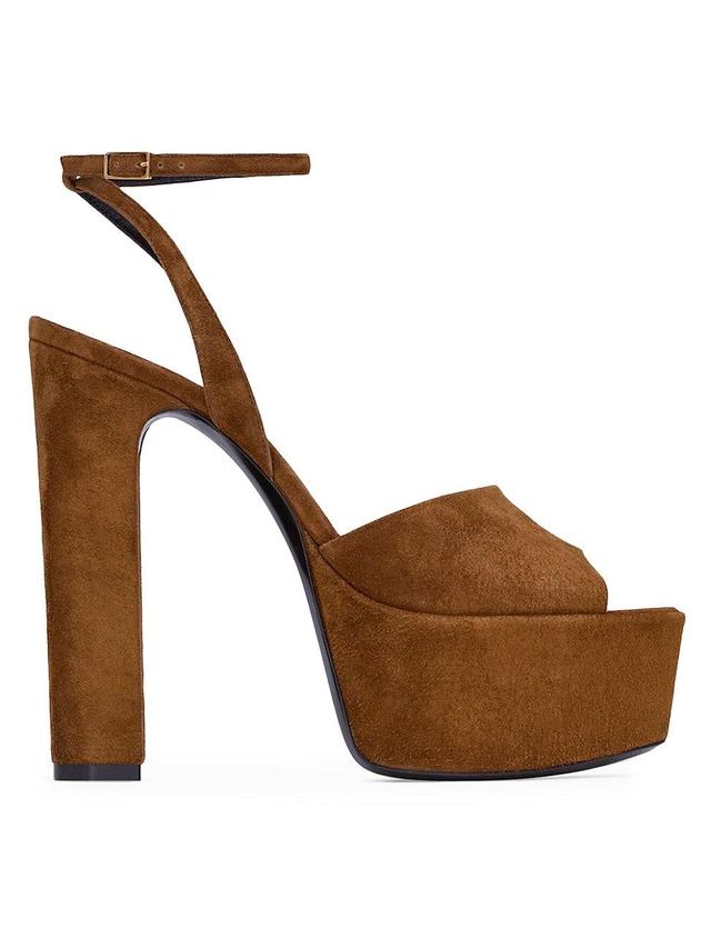 Womens Jodie Platform Sandals in Suede Product Image