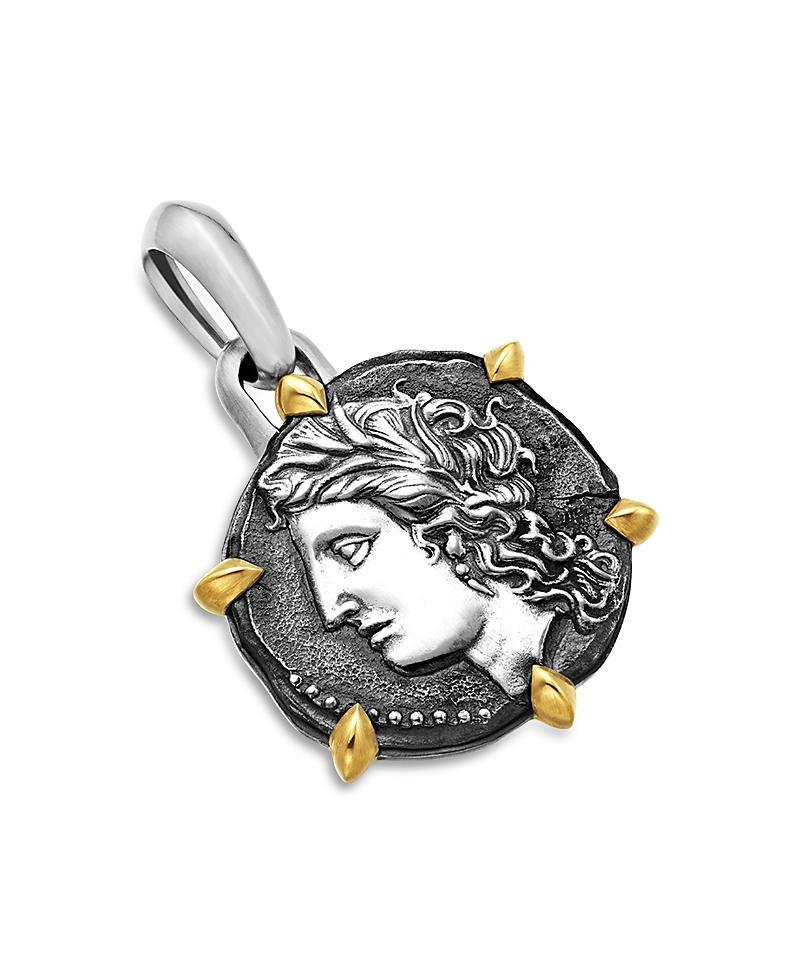 David Yurman Sterling Silver & 18K Yellow Gold Zodiac Sagittarius Amulet Enhancer Product Image