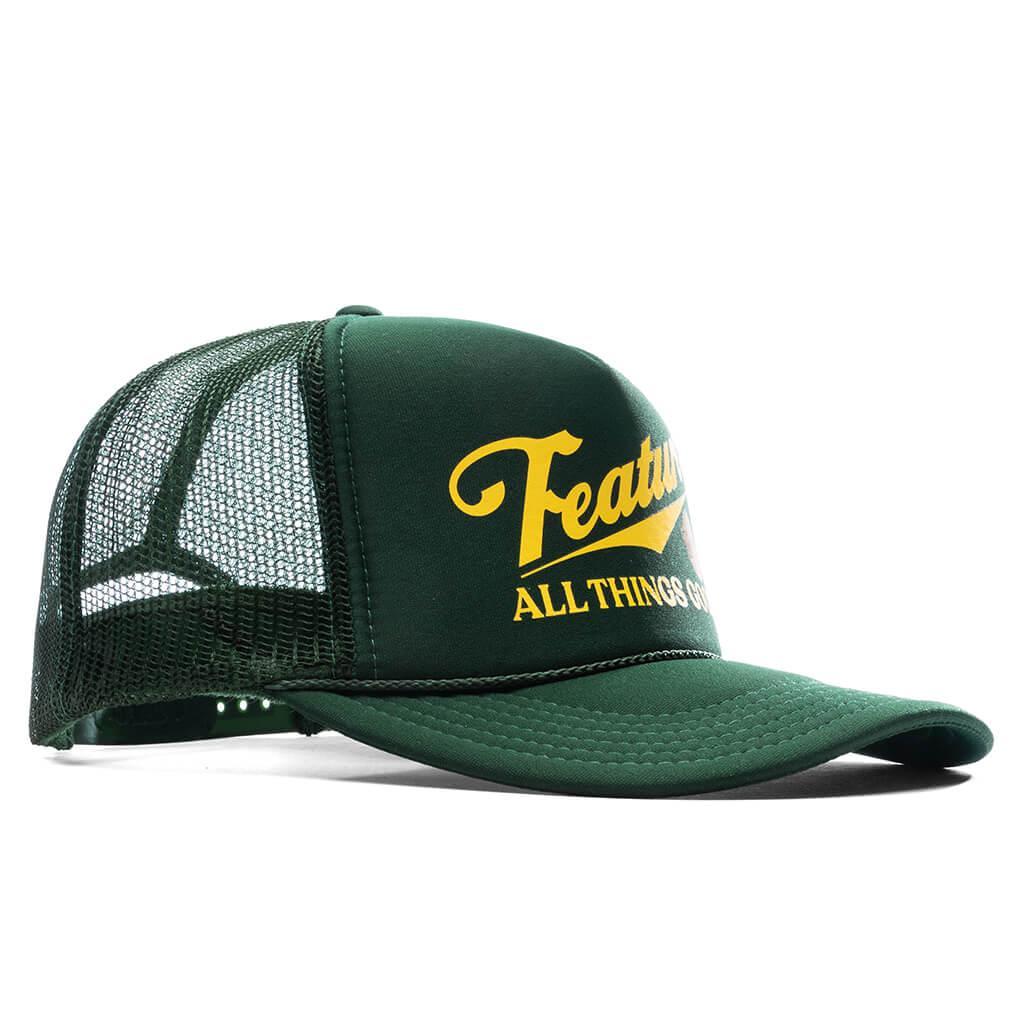 Draft Trucker Hat - Dark Green Male Product Image