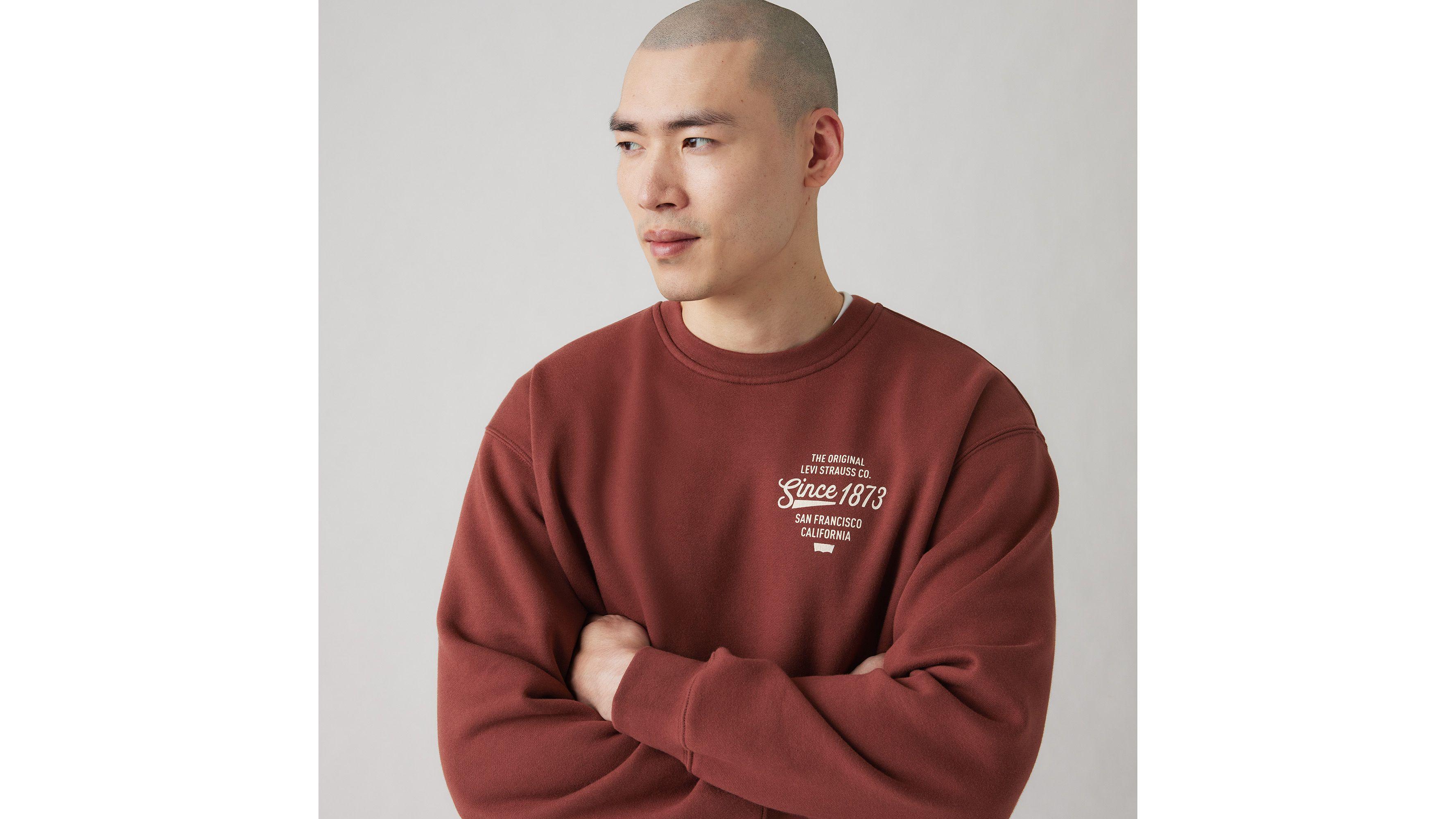 Relaxed Graphic Crewneck Sweatshirt Product Image