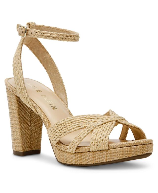 Anne Klein Womens Verve Block Heel Dress Sandals Product Image