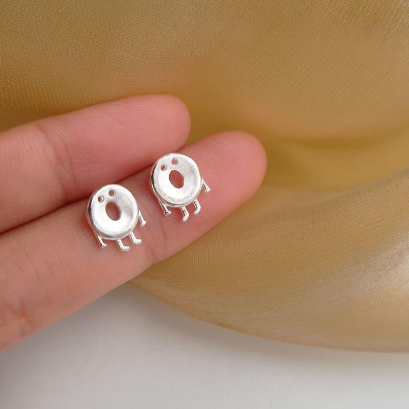 925 Sterling Silver Cartoon Stud Earring Product Image