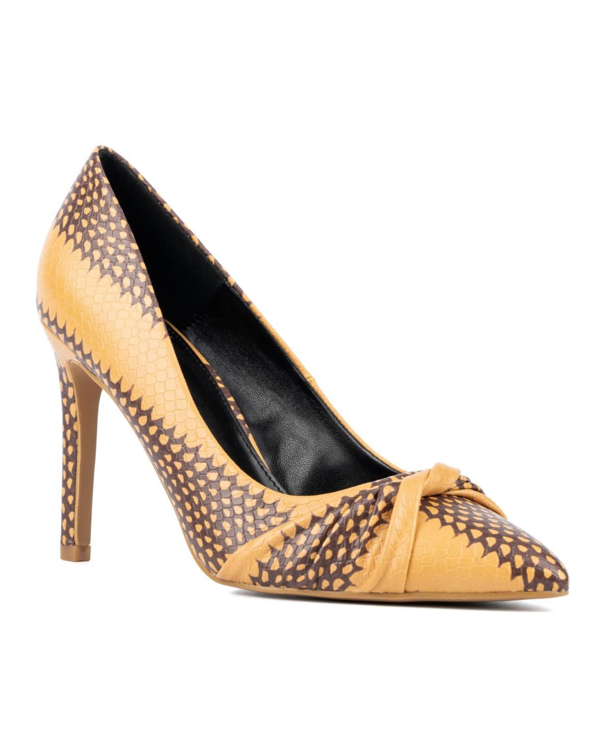 New York & Company Womens Monique- Knotted Pointy High Heels Pumps Product Image