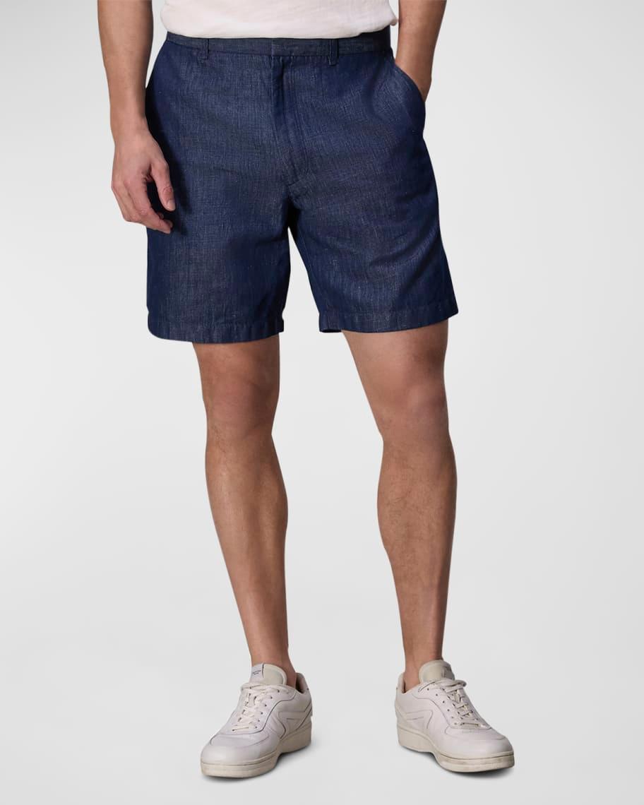 Men's Elliot Linen Denim Shorts  Product Image