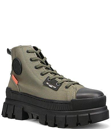 Palladium Womens Revolt Hi TX Vegan Chunky Platform Lug Sole Boots Product Image