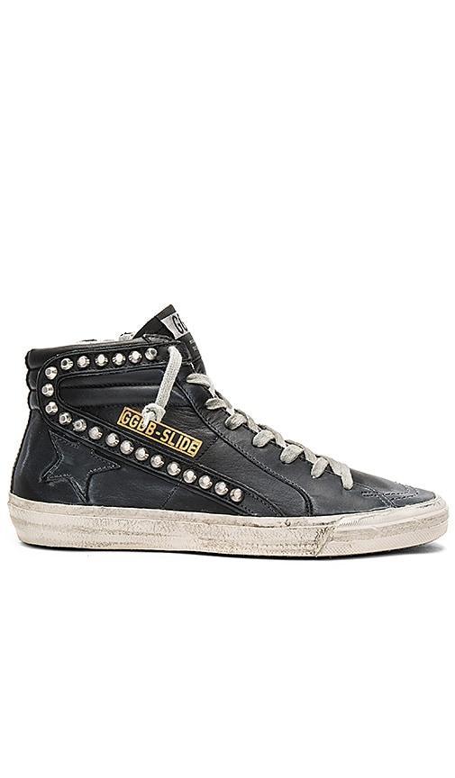 Golden Goose Slide Sneaker in Black Leather Studs - Black. Size 37 (also in 35, 36, 38, 39, 40). Product Image