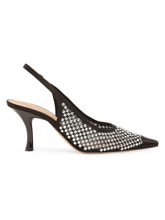 Malone Souliers Womens Vesper Embellished Slingback Pumps Product Image