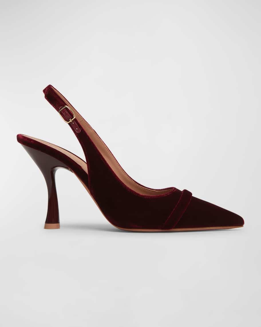 Velvet Band Slingback Stiletto Pumps product image