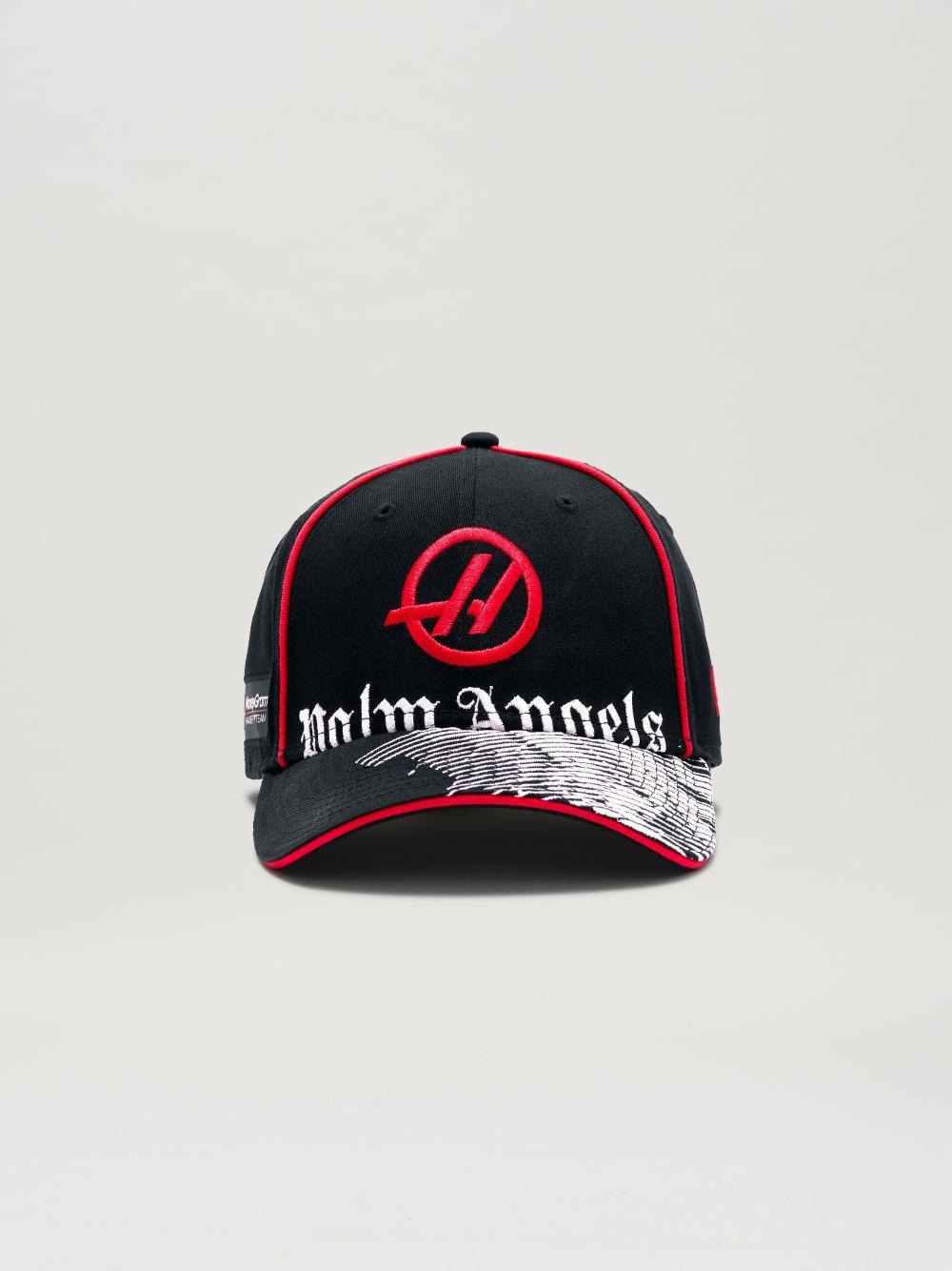 Palm Angels X MoneyGram Haas F1 Team X New Era Cap in black  - Palm Angels® Official  Product Image