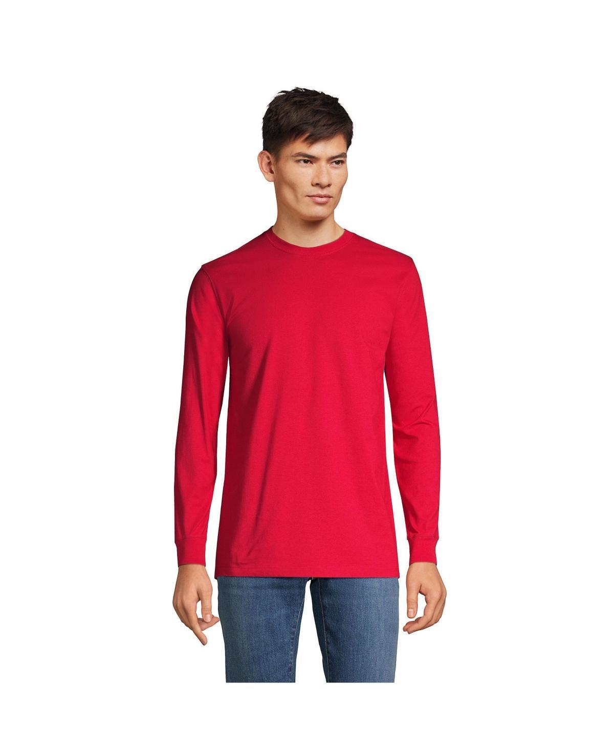 Mens Lands End Super-T Long Sleeve T-Shirt Product Image