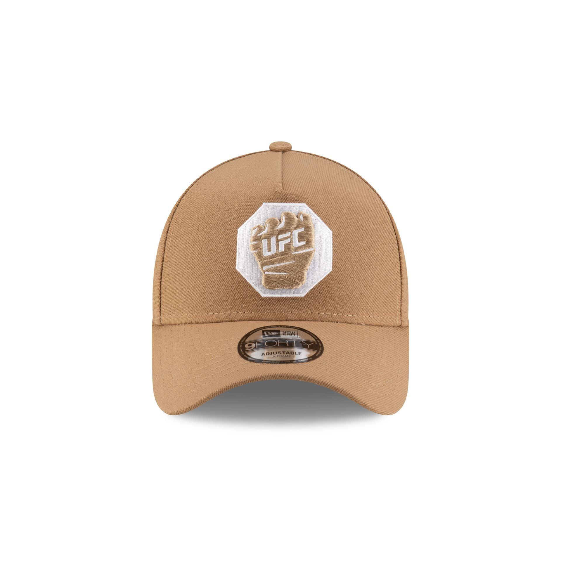 UFC Mexico Khaki 9FORTY A-Frame Snapback Hat Male Product Image