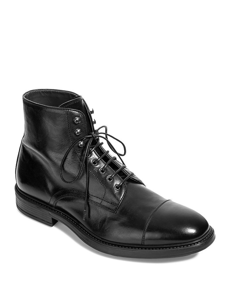 Mens Burkett Leather Ankle Boots Product Image