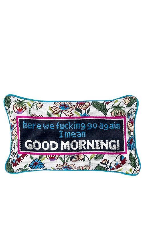 Good Morning Needlepoint Pillow Product Image