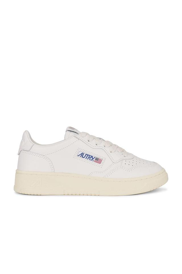 Autry Medalist Low Sneaker in White Product Image