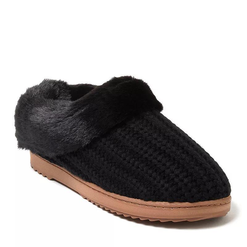 Dearfoams Hannah Festive Knit Womens Clog Slippers Product Image