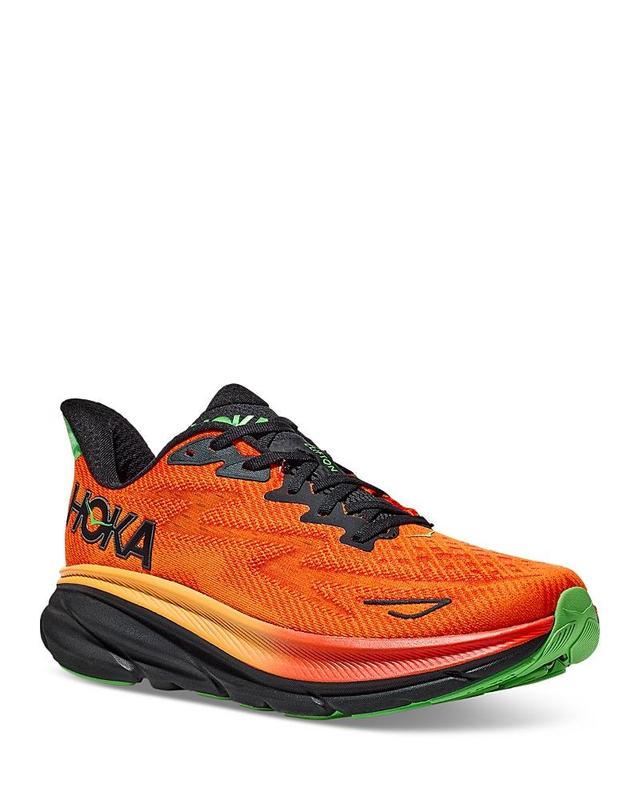 Hoka Mens HOKA Clifton 9 - Shoes Virtual Blue/Cerise/Navy Product Image