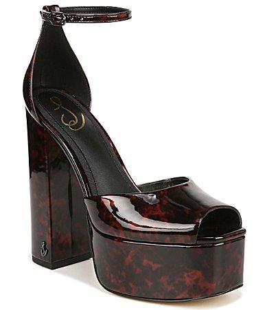 Sam Edelman Kori Ankle Strap Peep Toe Platform Sandal Product Image