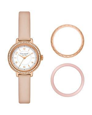 kate spade new york morningside watch & toprings gift set, 28mm Product Image