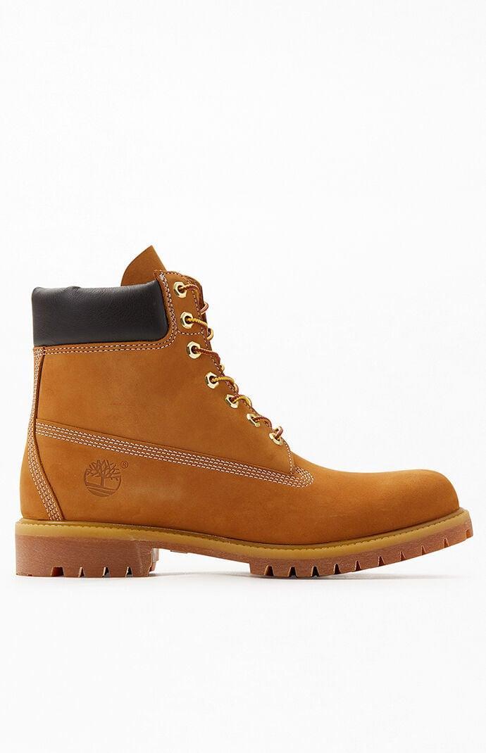 Timberland Mens Timberland 6 Premium Waterproof Boots - Mens Wheat Nubuck/Wheat Product Image