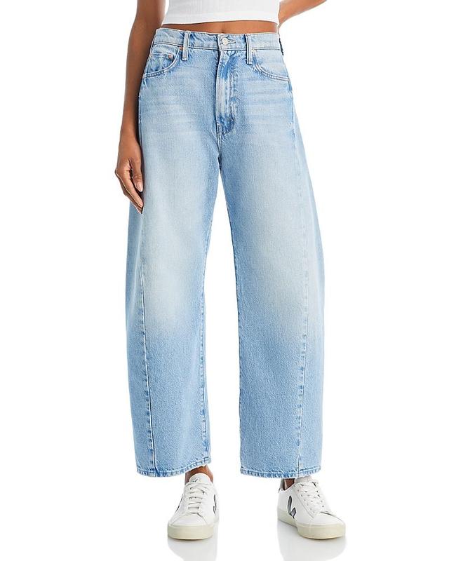 Mother The Half Pipe High Rise Ankle Wide Leg Jeans in This Is How I Roll Product Image