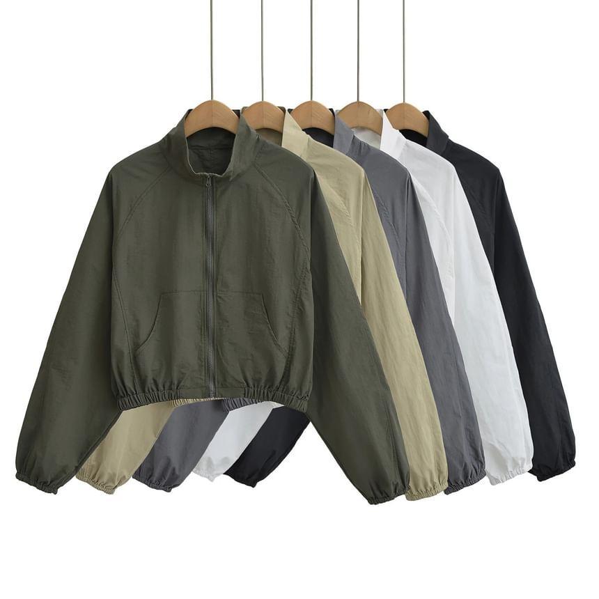 Plain Zip Jacket Product Image