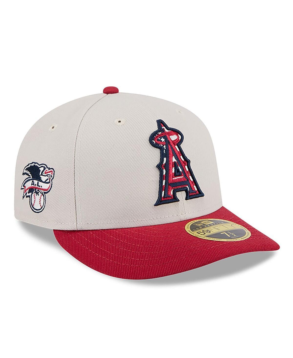 New Era Mens Red Los Angeles Angels 2024 Fourth of July Low Profile 59FIFTY Fitted Hat Product Image