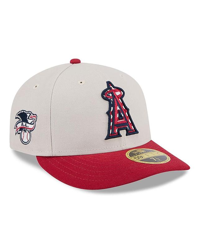 New Era Mens Red Los Angeles Angels 2024 Fourth of July Low Profile 59FIFTY Fitted Hat Product Image