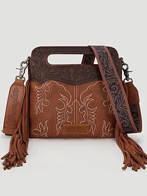 Tooled Fringe Cross Body Bag | Women's ACCESSORIES | Wrangler® Product Image