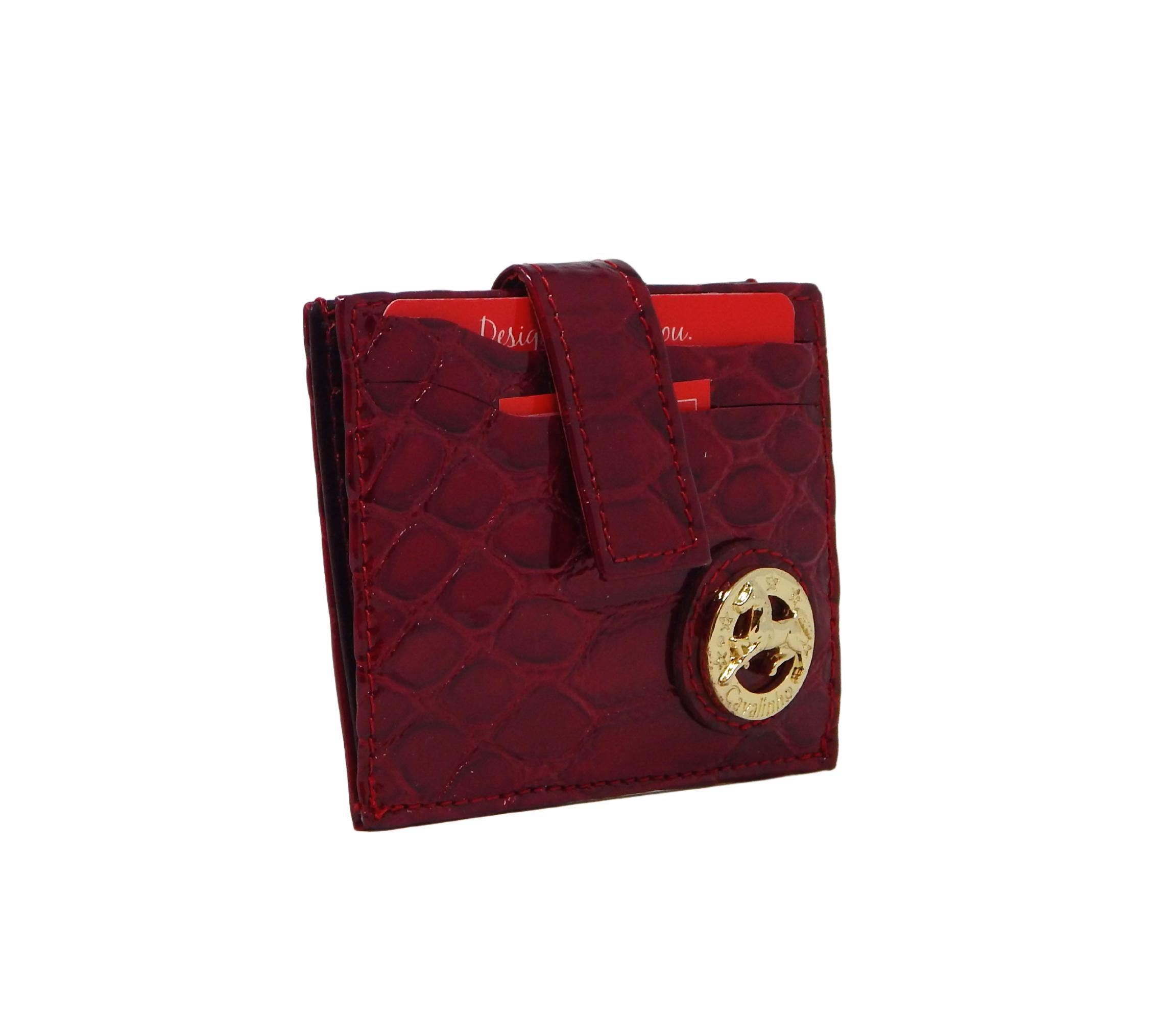 Gallop Patent Leather Card Holder Wallet Product Image