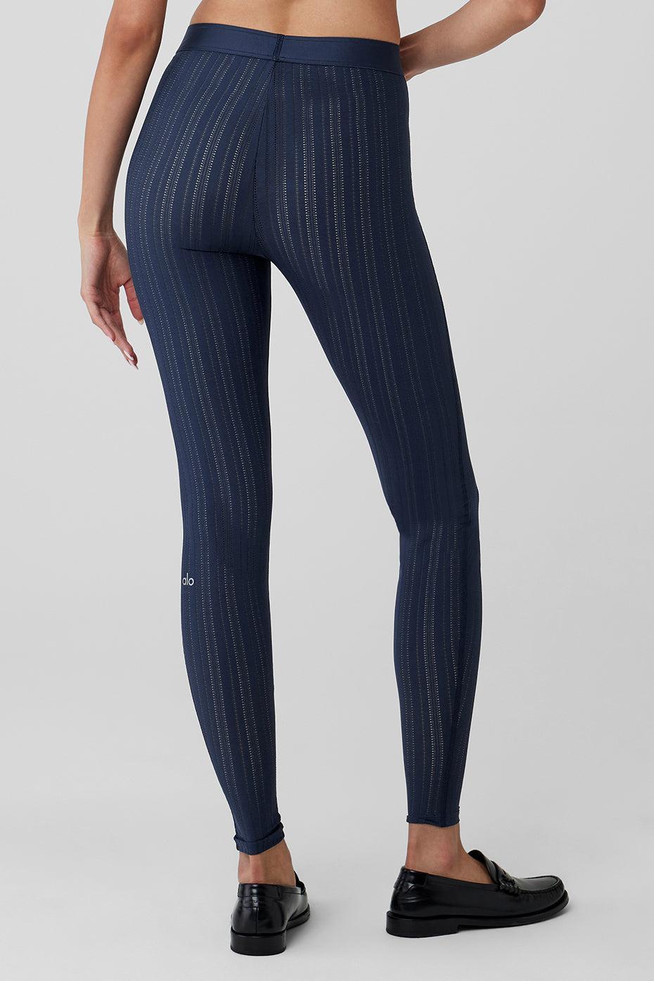 Alo Yoga | High-Waist Euphoria Legging Blue, Size: XS Product Image