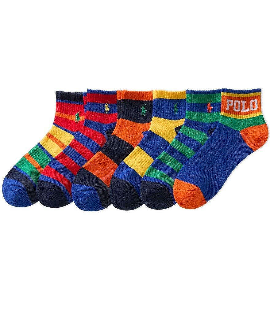 Polo Ralph Lauren Assorted Quarter Socks 6-Pack Product Image