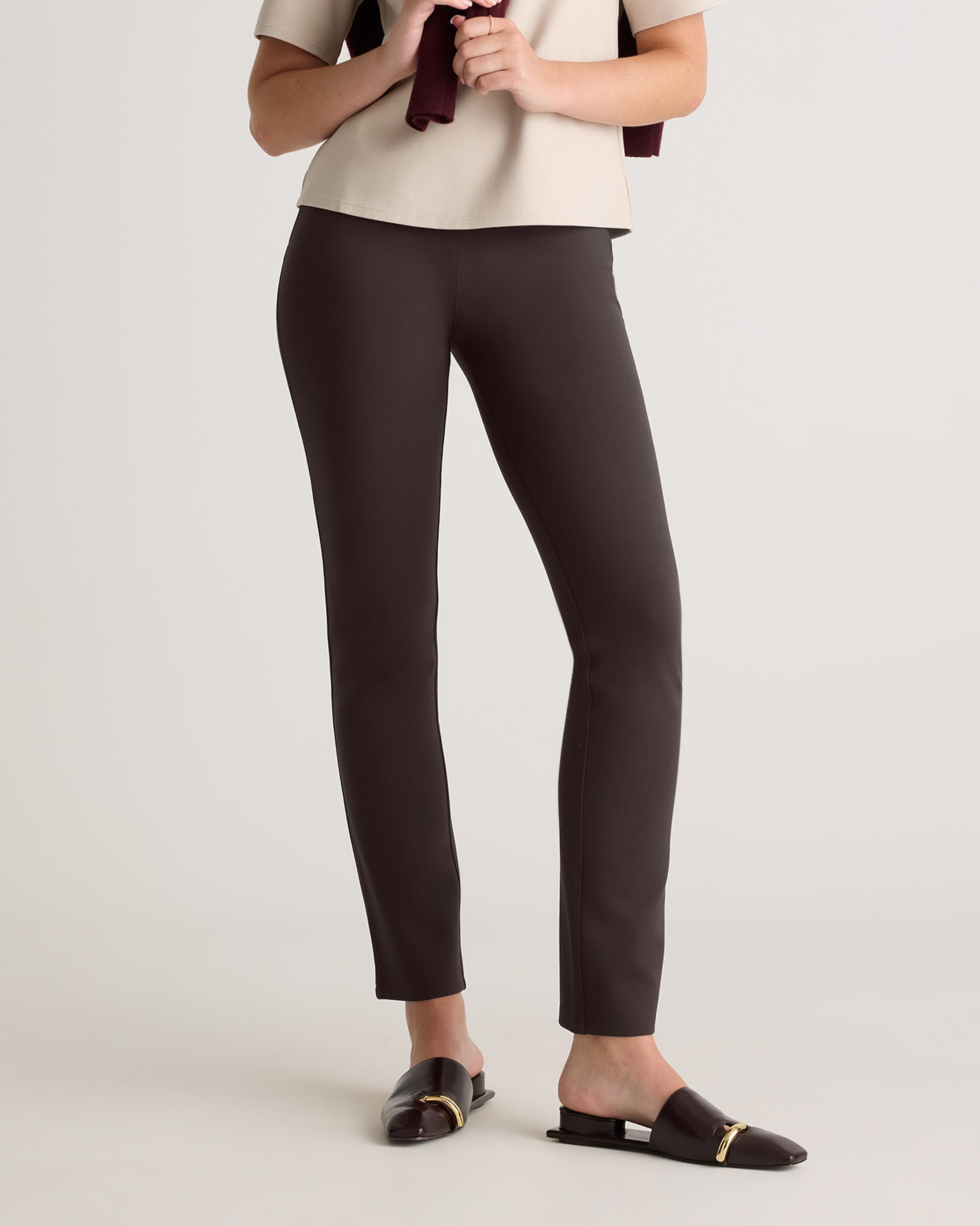 Ultra-Stretch Ponte Straight Leg Pants - Regular 30" inseam Product Image