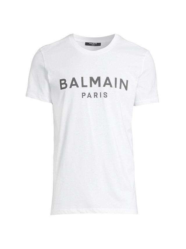 Balmain Organic Cotton Logo Graphic T-Shirt Product Image