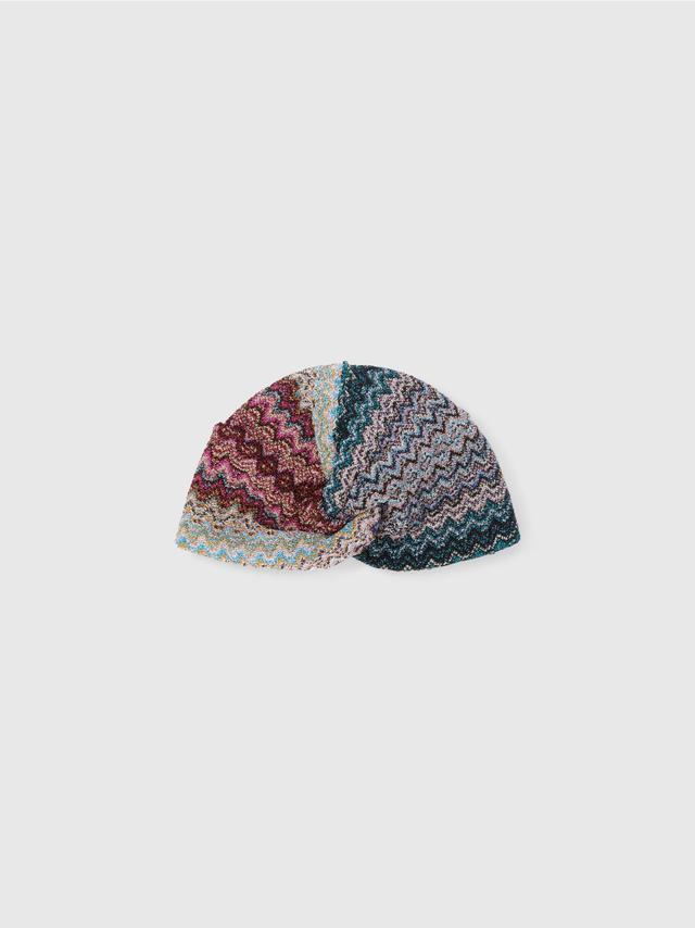 Zigzag viscose blend turban Product Image