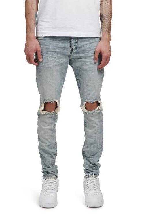 Mens P002 Repair Drop-Fit Skinny Jeans Product Image