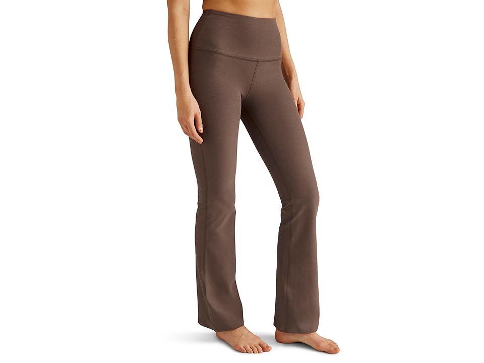 Beyond Yoga Spacedye High Waisted Practice Pants (Truffle Heather) Women's Casual Pants Product Image