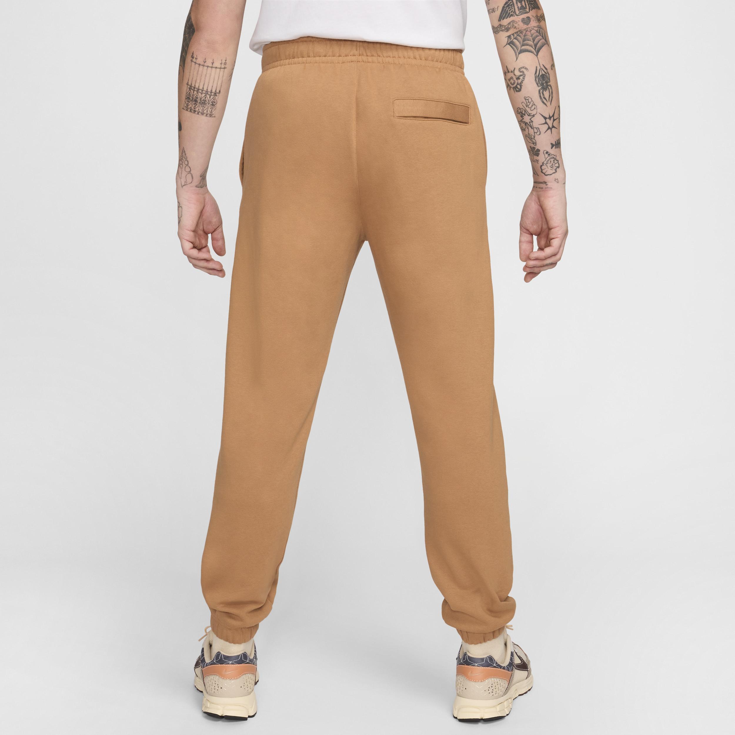 Nike Mens Club Cuffed Pants - Flax/White/Flax Product Image