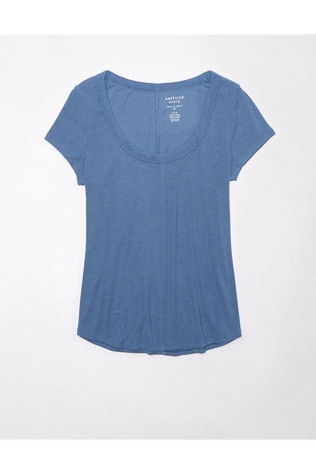 AE Soft Sexy Short-Sleeve Ribbed Tee Women's Product Image