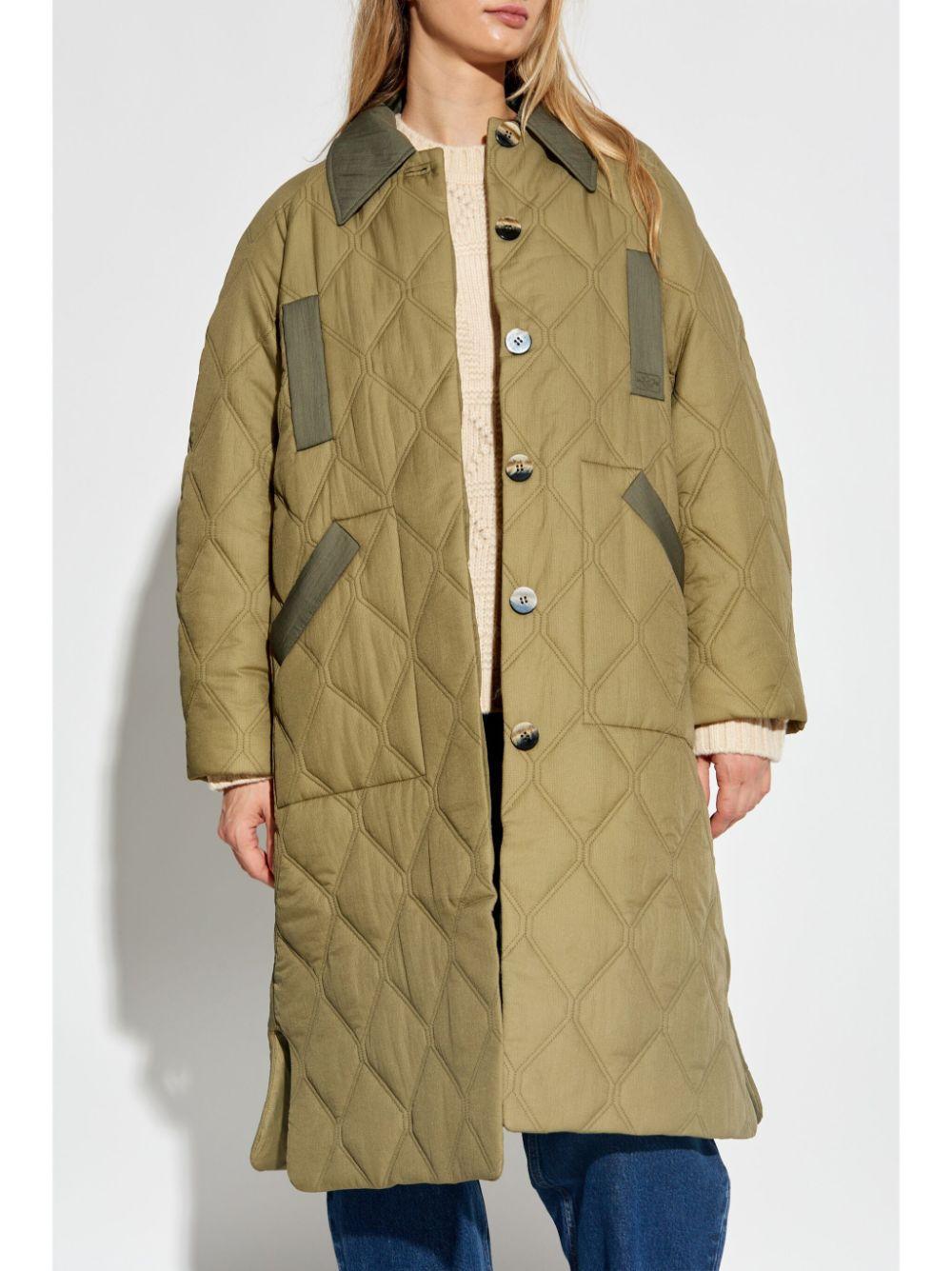 single-breasted quilted jacket Product Image