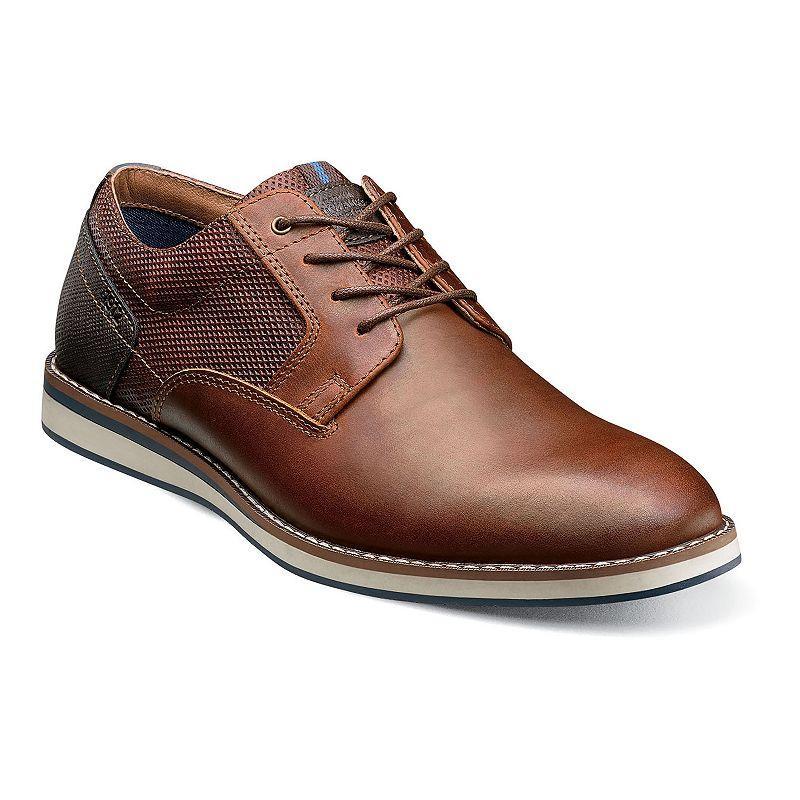Nunn Bush Mens Circuit Plain Toe Lace-Up Oxford Mens Shoes Product Image