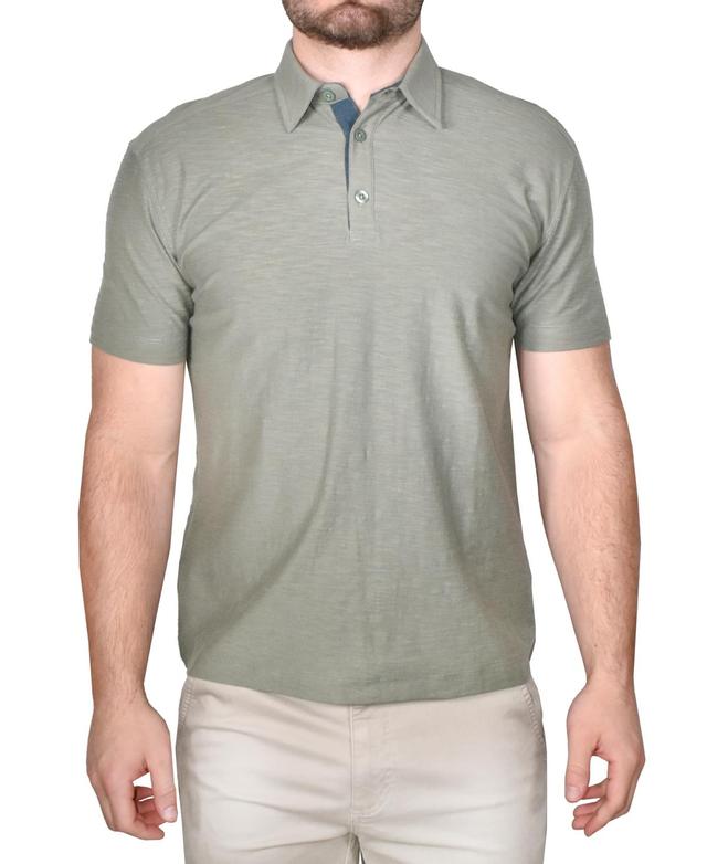 Vintage 1946 Mens Garment-Dyed Slub Knit Polo Product Image