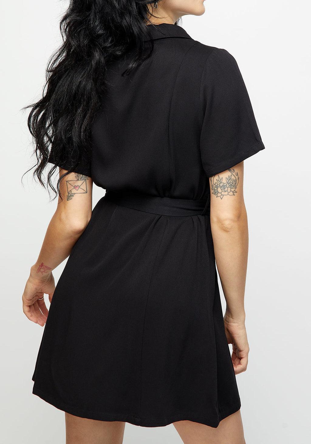 Luna Button Down Mini Shirt Dress Product Image