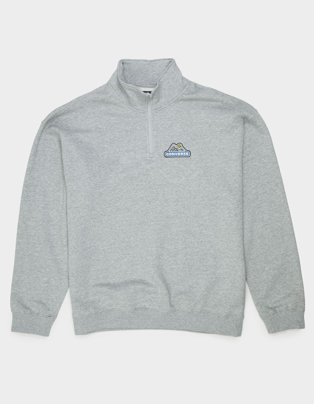 CONVERSE Mountain Mens Quarter Zip Sweatshirt Product Image