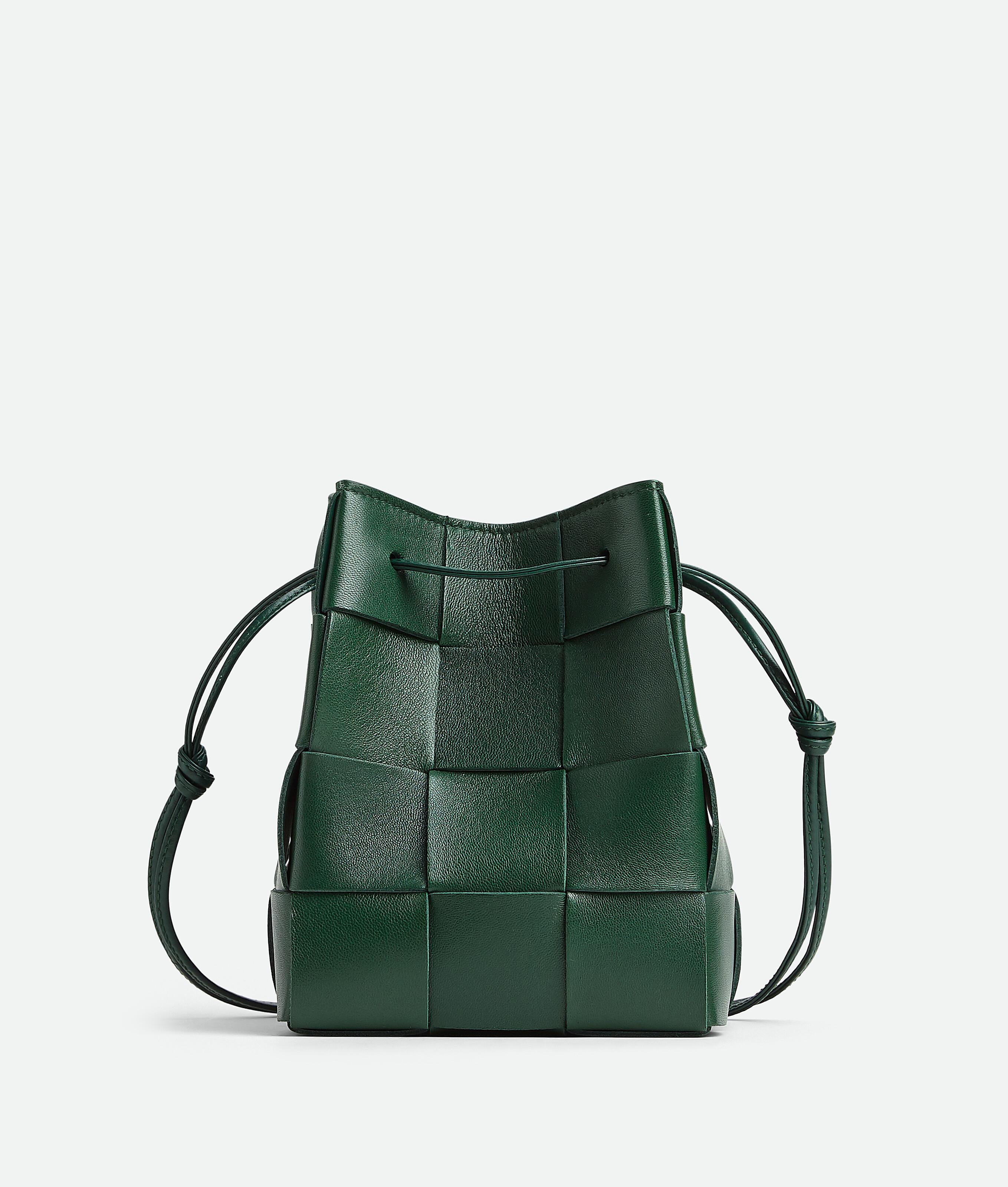 Small Cassette Cross-Body Bucket in Raintree Product Image