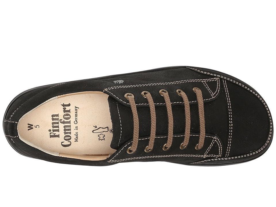 Finn Comfort Ikebukuro - 2911 (Black Rodeobuk) Women's Lace up casual Shoes Product Image