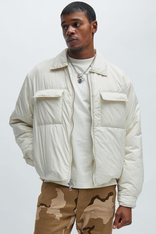 York Puffer Jacket - Off White Product Image