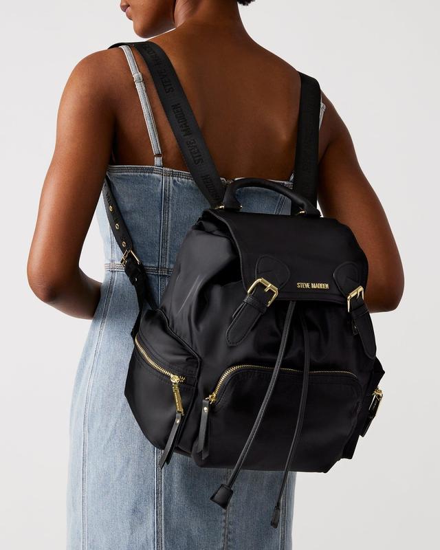 NYLON BACKPACK BLACK Female Product Image