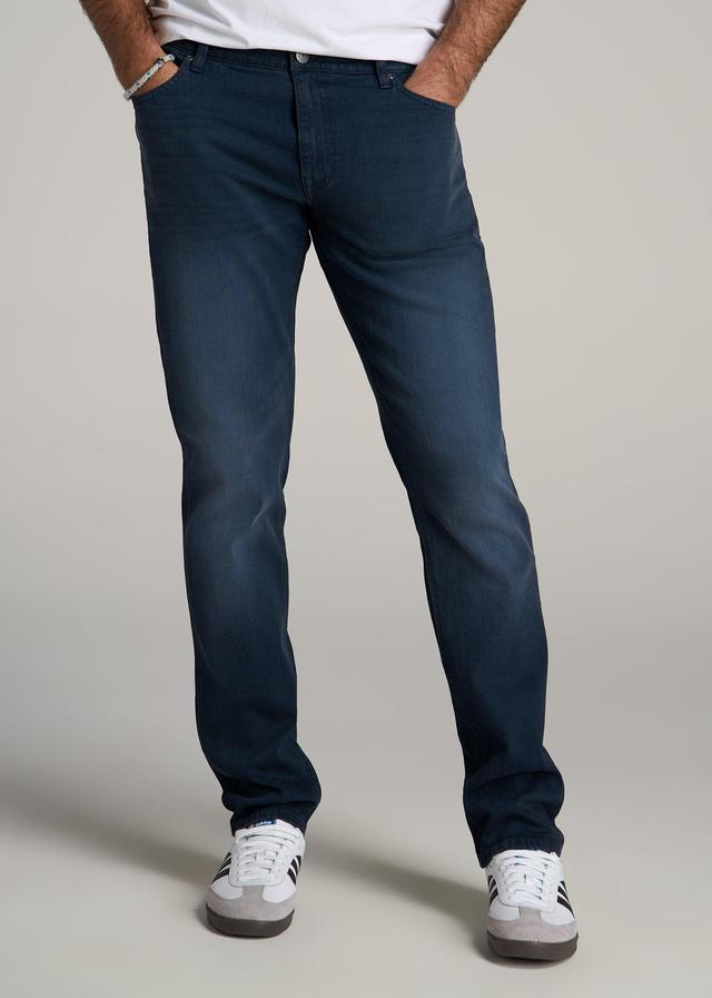 Carman TAPERED Jeans for Tall Men in Faded Blue Black Product Image